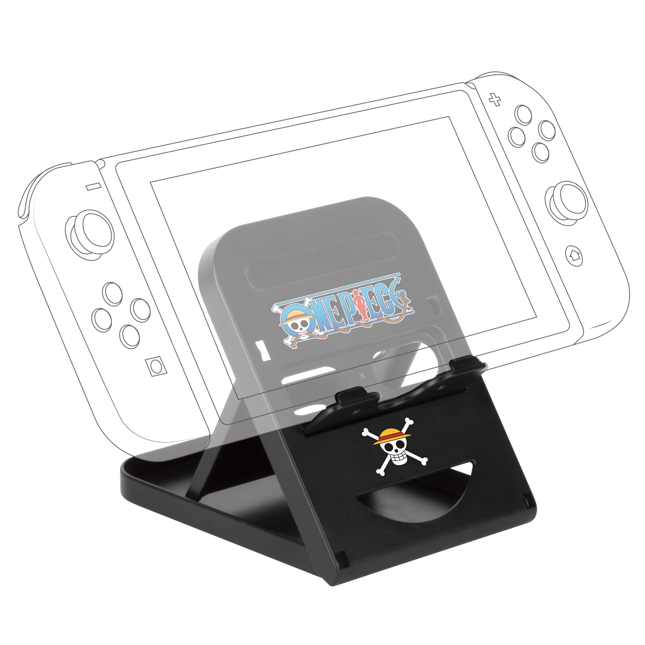 Konix One Piece supporto Switch OLED Lite tablet nero pieghevole