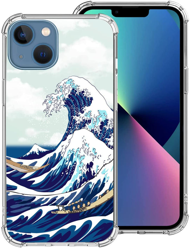 Redpepper iPhone 13 mini cover trasparente tie dye slim