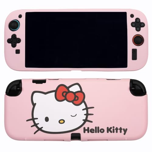 Konix Hello Kitty Cover Switch 2 Silicone Rosa Antiurto