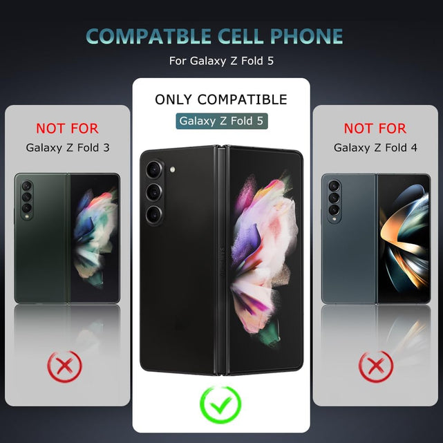 Redpepper Galaxy cover Z Fold 5 trasparente con stand