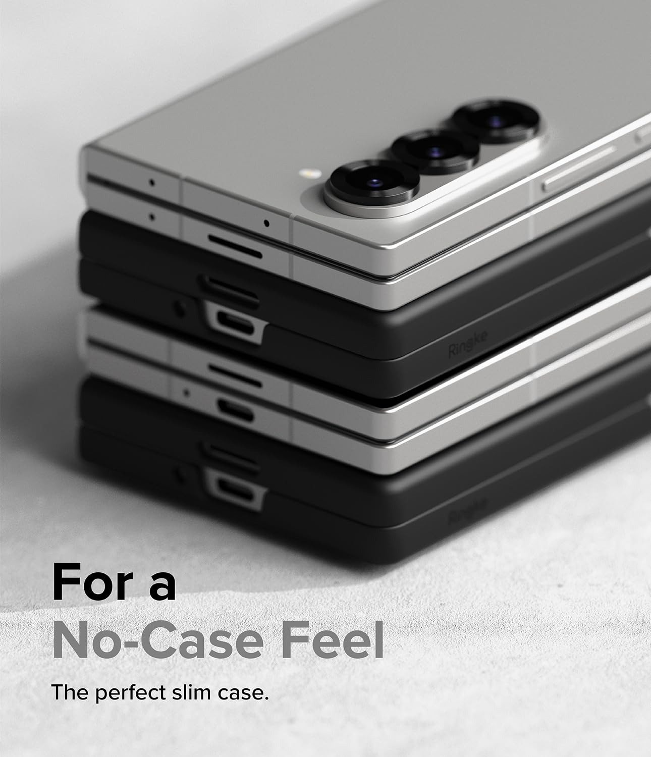 Ringke Slim cover Samsung Galaxy Z Fold 6 nera rigida 1,0 mm