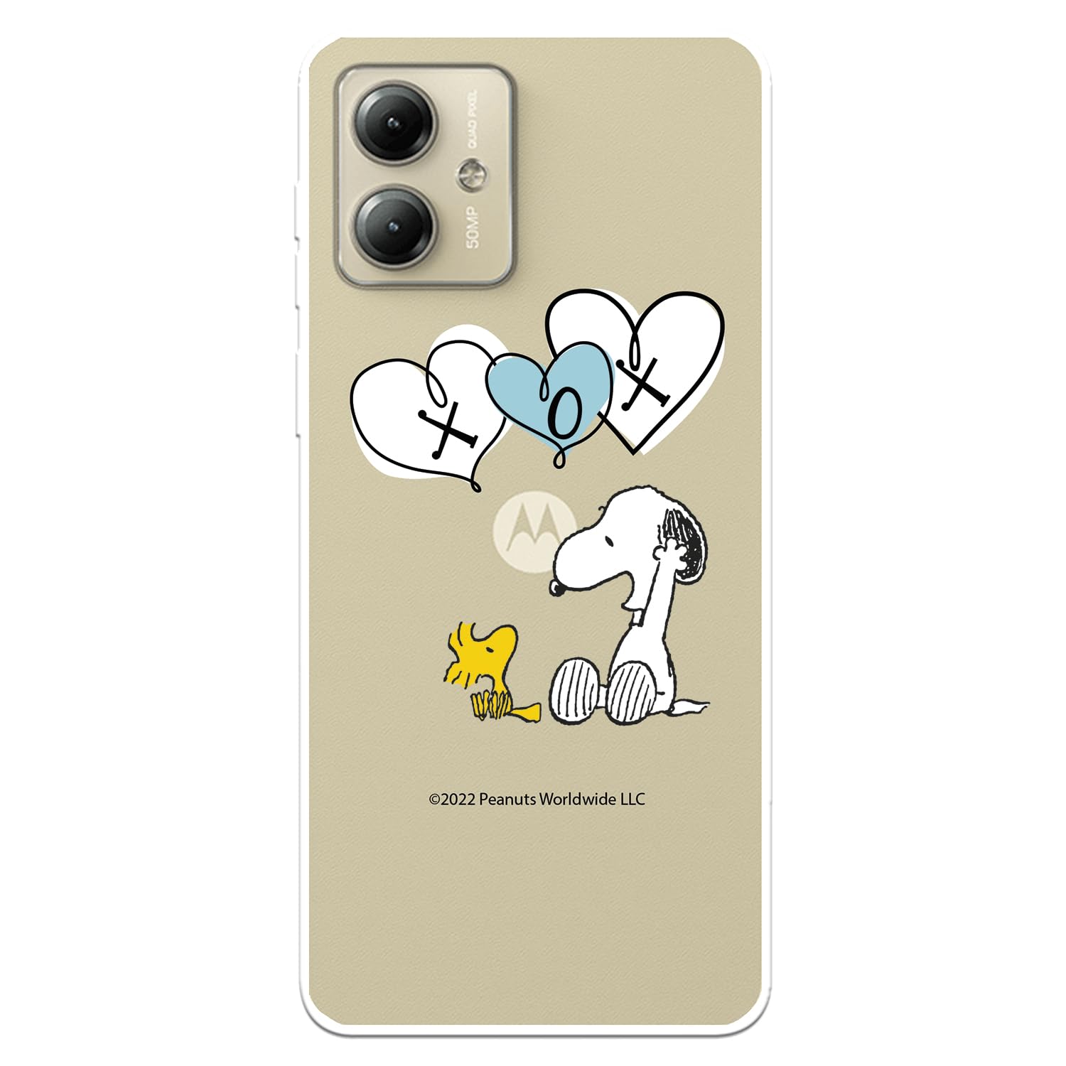 Licenze Ufficiali Angel & Stitch Bacio cover Moto G14 silicone
