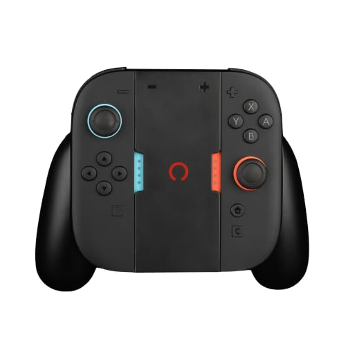 Konix Play and Charge impugnature Joy-Con Switch 2 nero LED