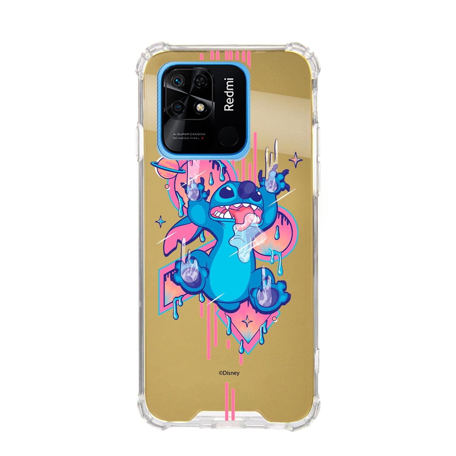 La Casa de las Carcasas Stitch Cover Redmi Note 9 Silicone Nero