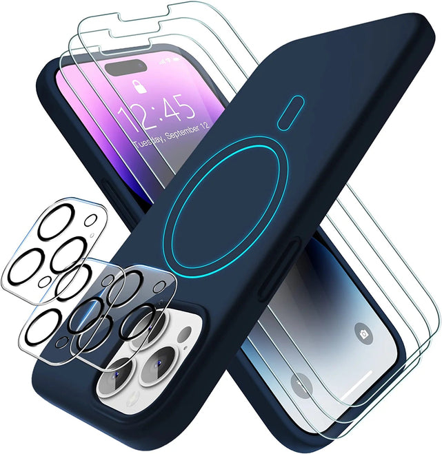 Redpepper iPhone 14 Pro Max cover MagSafe con 3 vetri