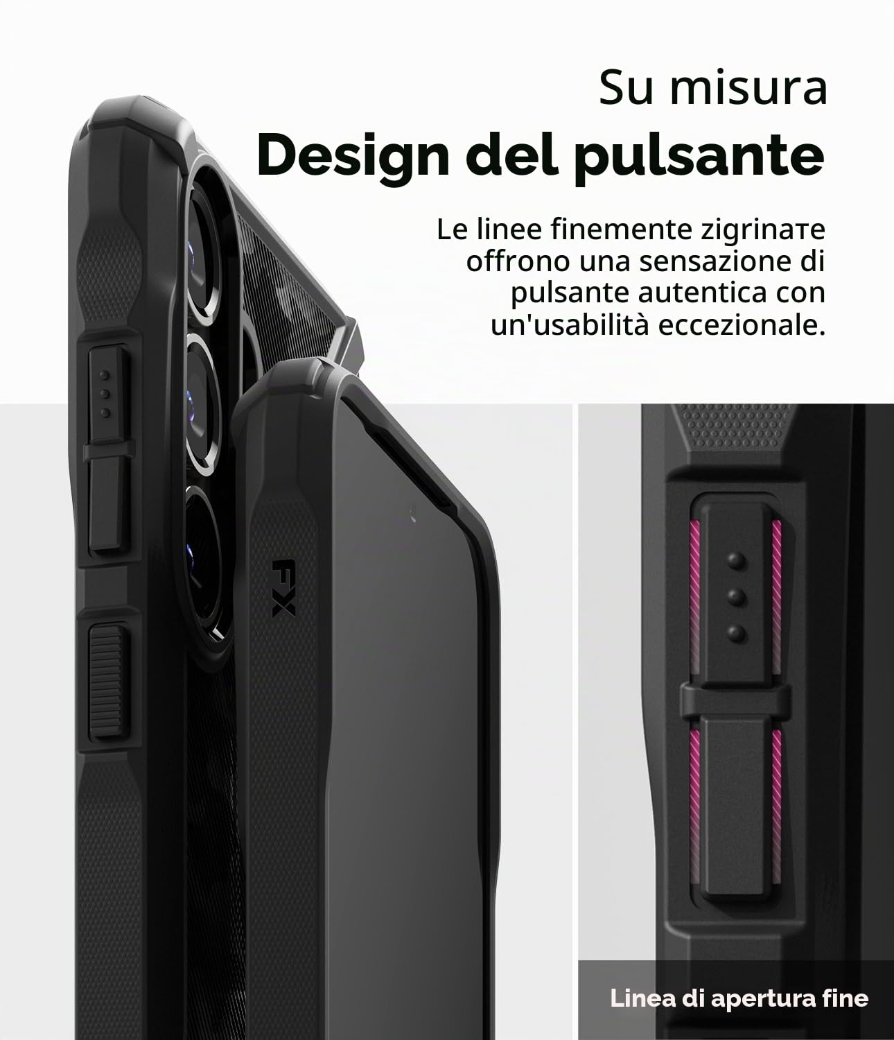 Ringke Fusion-X Cover Galaxy S25 Mimetica Camo Black