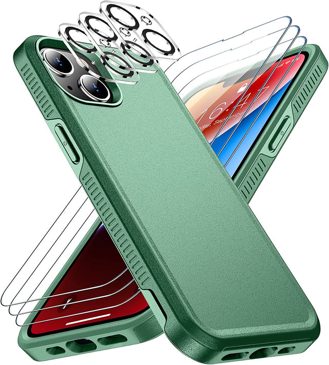 Redpepper Apple Cases iPhone 14 Plus 6.7 cover nera con pellicole