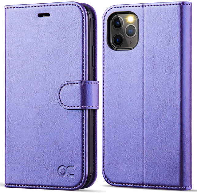 Redpepper iPhone 11 cover portafoglio pelle stand nero