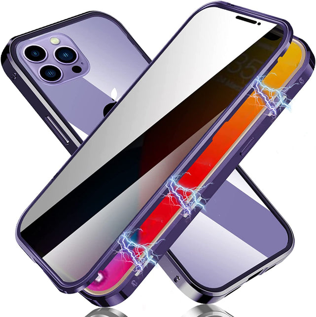Redpepper iPhone 14 Pro custodia magnetica privacy vetro