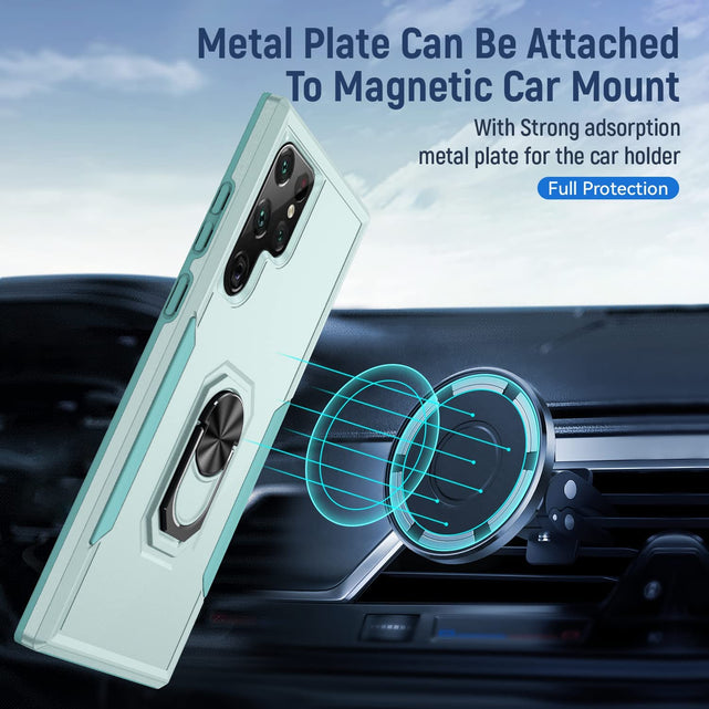 Redpepper Galaxy Cases S22 Ultra Custodia magnetica con anello stand