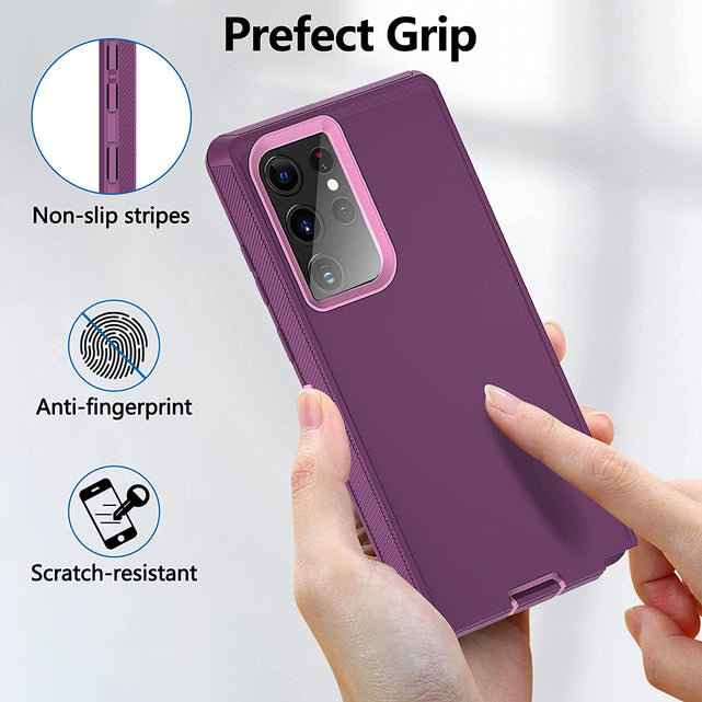 Redpepper Galaxy S22 Ultra Cover Antiurto a Tre Strati