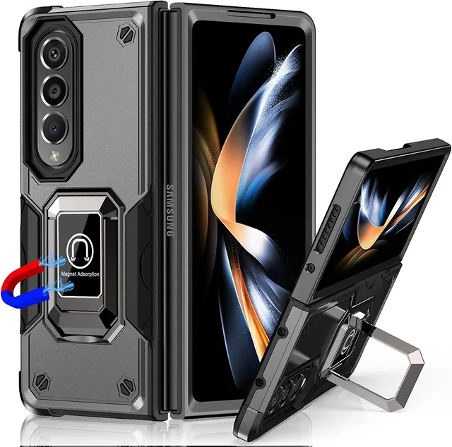 Redpepper Galaxy Z Fold 4 cover nera con stand antiurto