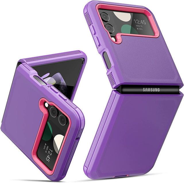 Redpepper Galaxy Z Flip 4 custodia viola doppia protezione
