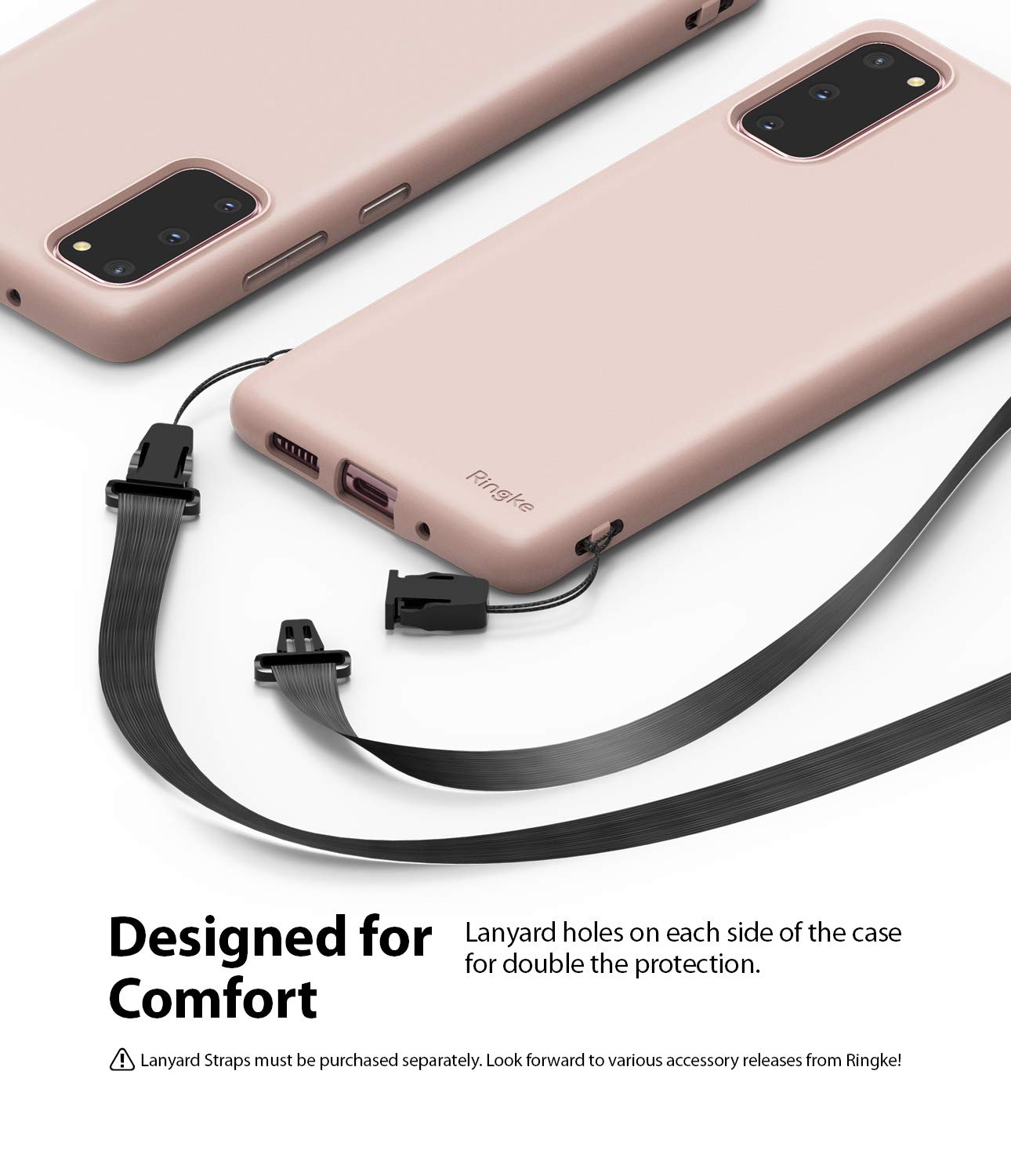 Ringke Air-S cover Galaxy S20 sottile pink sand TPU