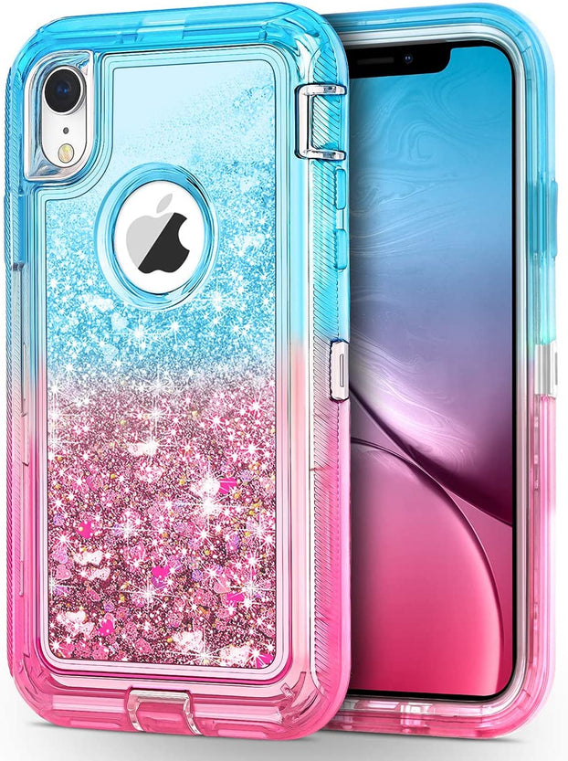 Redpepper iPhone XR Cover Glitter Antiurto Bling