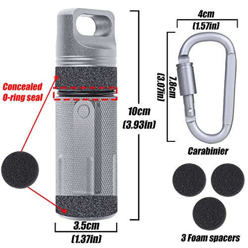 Aenllosi SSD Case custodia alluminio Ledger Nano S bianco antiurto