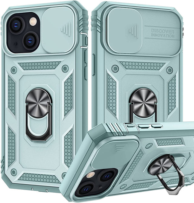 Redpepper iPhone 13 custodia blindata camera scorrevole con stand