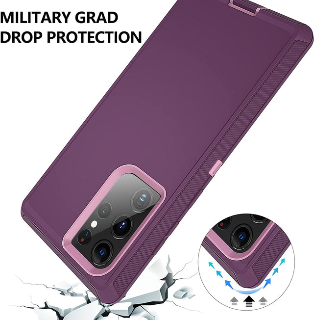 Redpepper Galaxy S22 Ultra Cover Antiurto a Tre Strati