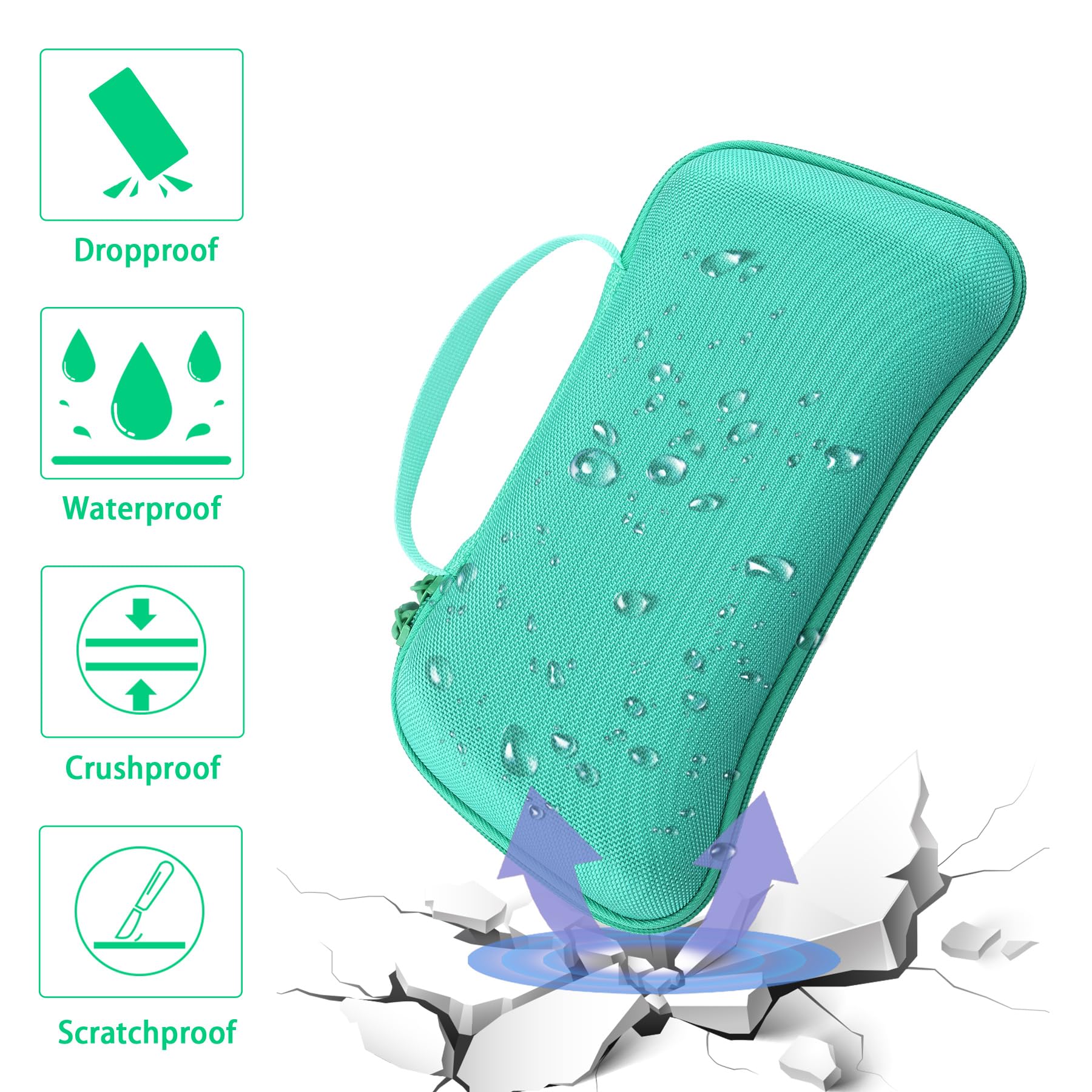 Aenllosi Game Controller Case custodia Kishi EVA nera