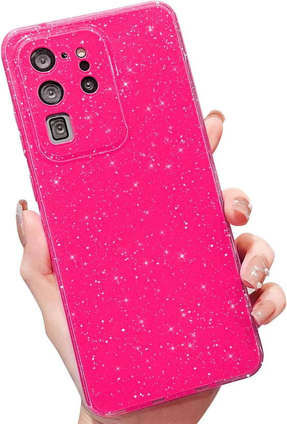Redpepper Galaxy Cases cover Galaxy S25 Ultra rosa glitter slim