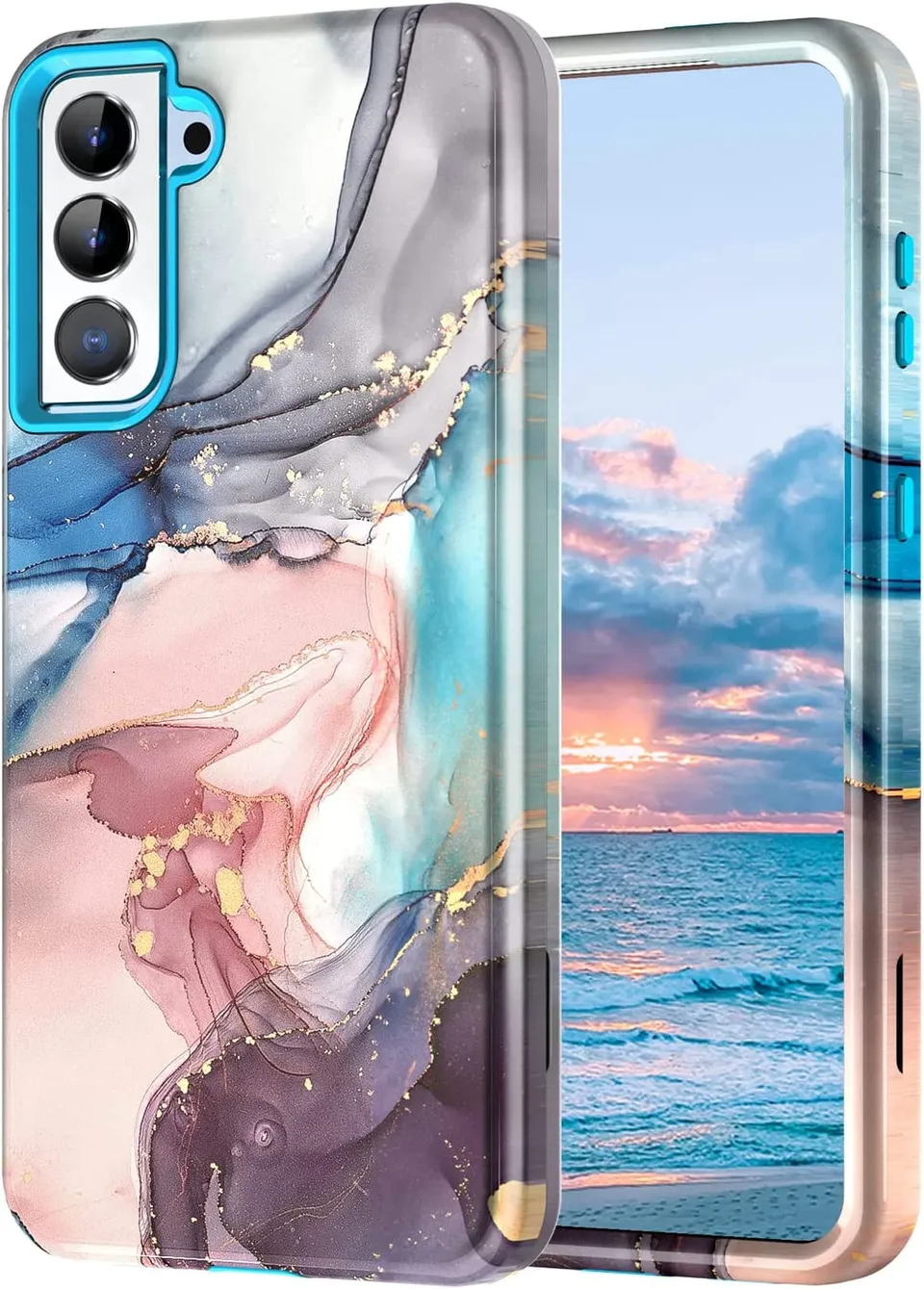 Redpepper Galaxy S22 cover marmo antishock 6,1 pollici 5G