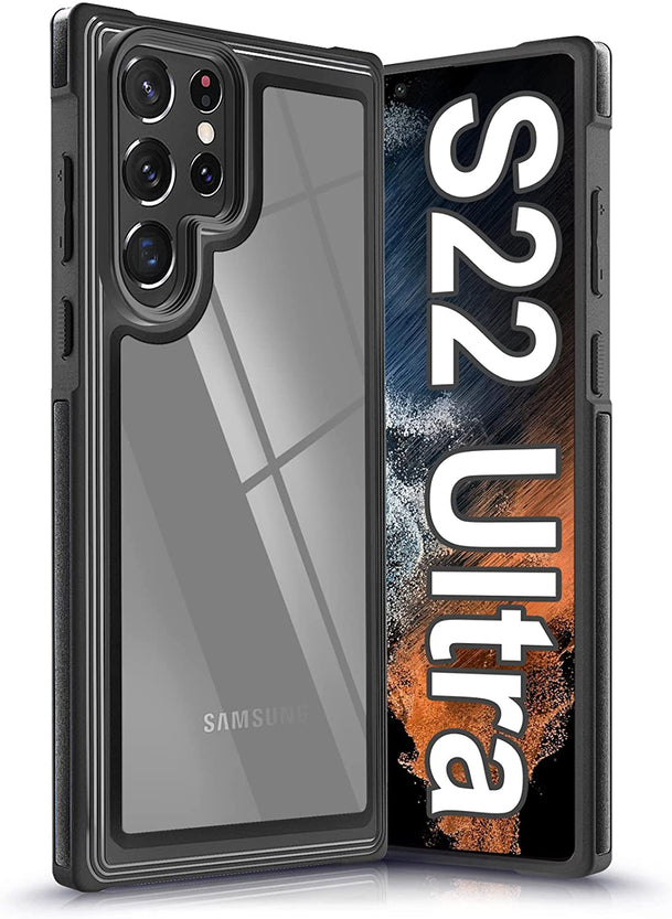Redpepper Galaxy Cases S22 Ultra cover trasparente alluminio