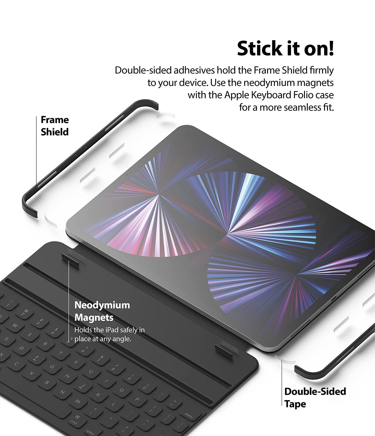 Ringke Full Frame Shield Cover iPad Pro 11 2021 Nero