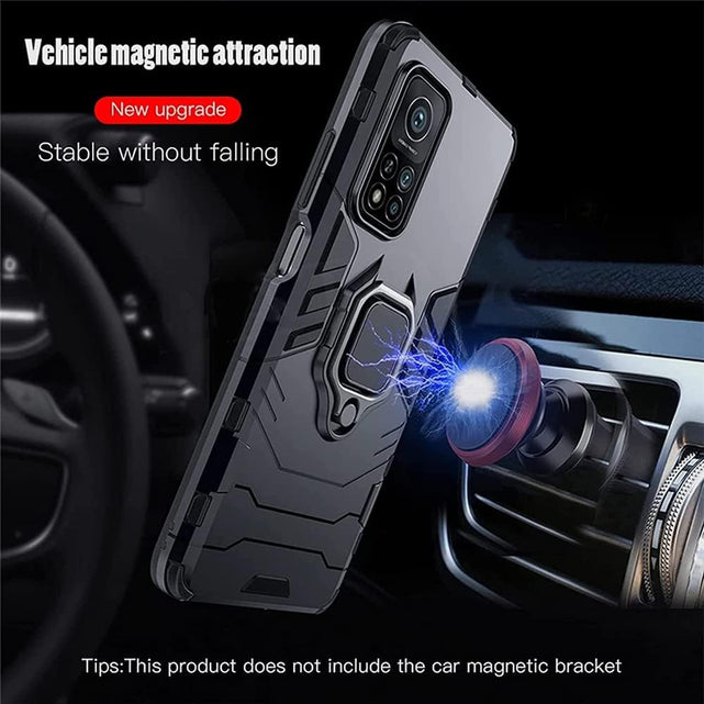 Redpepper OnePlus 11 Cover bumper nera antiurto con anello