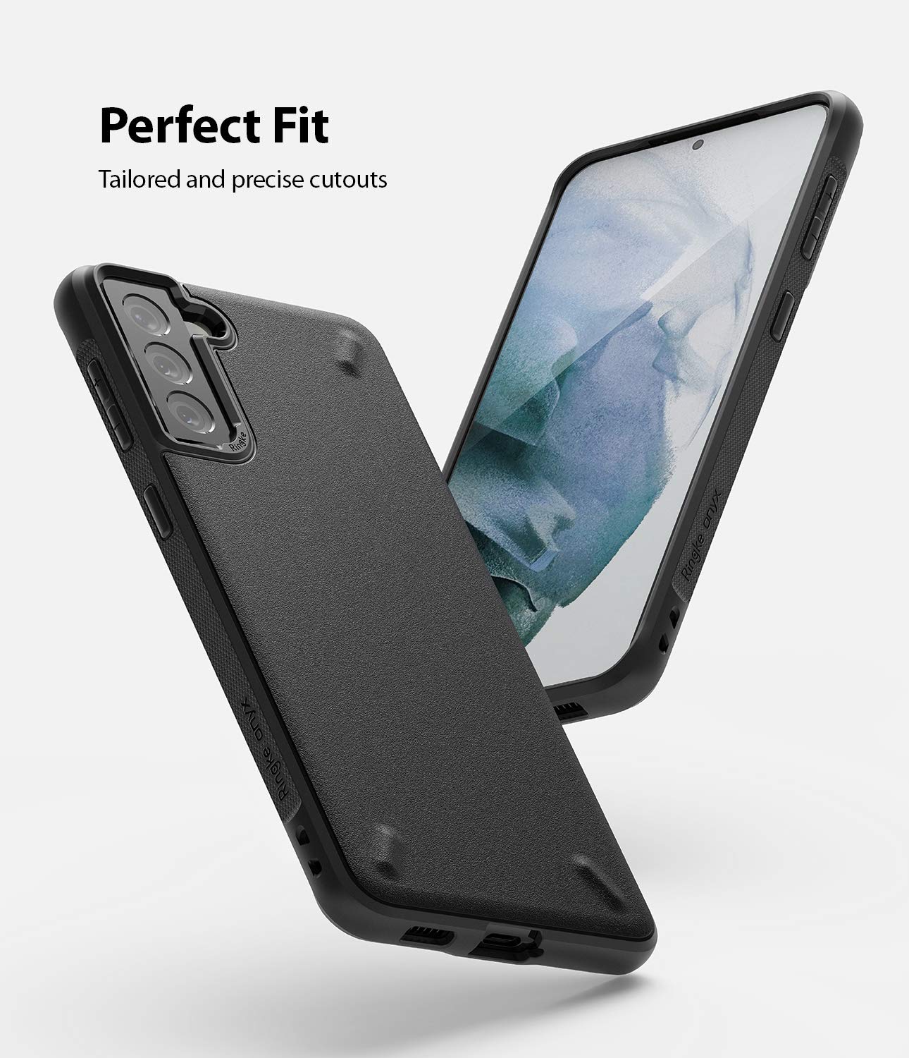 Ringke Onyx Cover Galaxy S21 Plus Custodia TPU Nera Antiurto