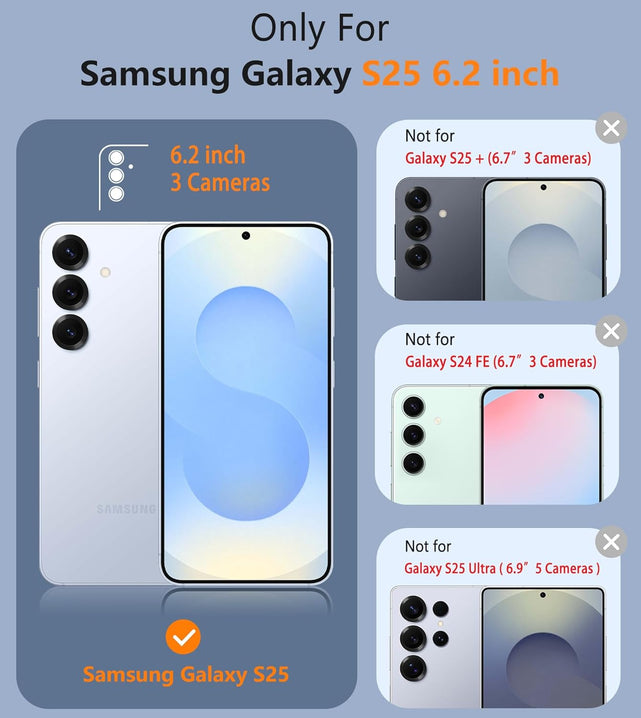 Redpepper Galaxy Cases S25 cover bumper trasparente glitter antishock