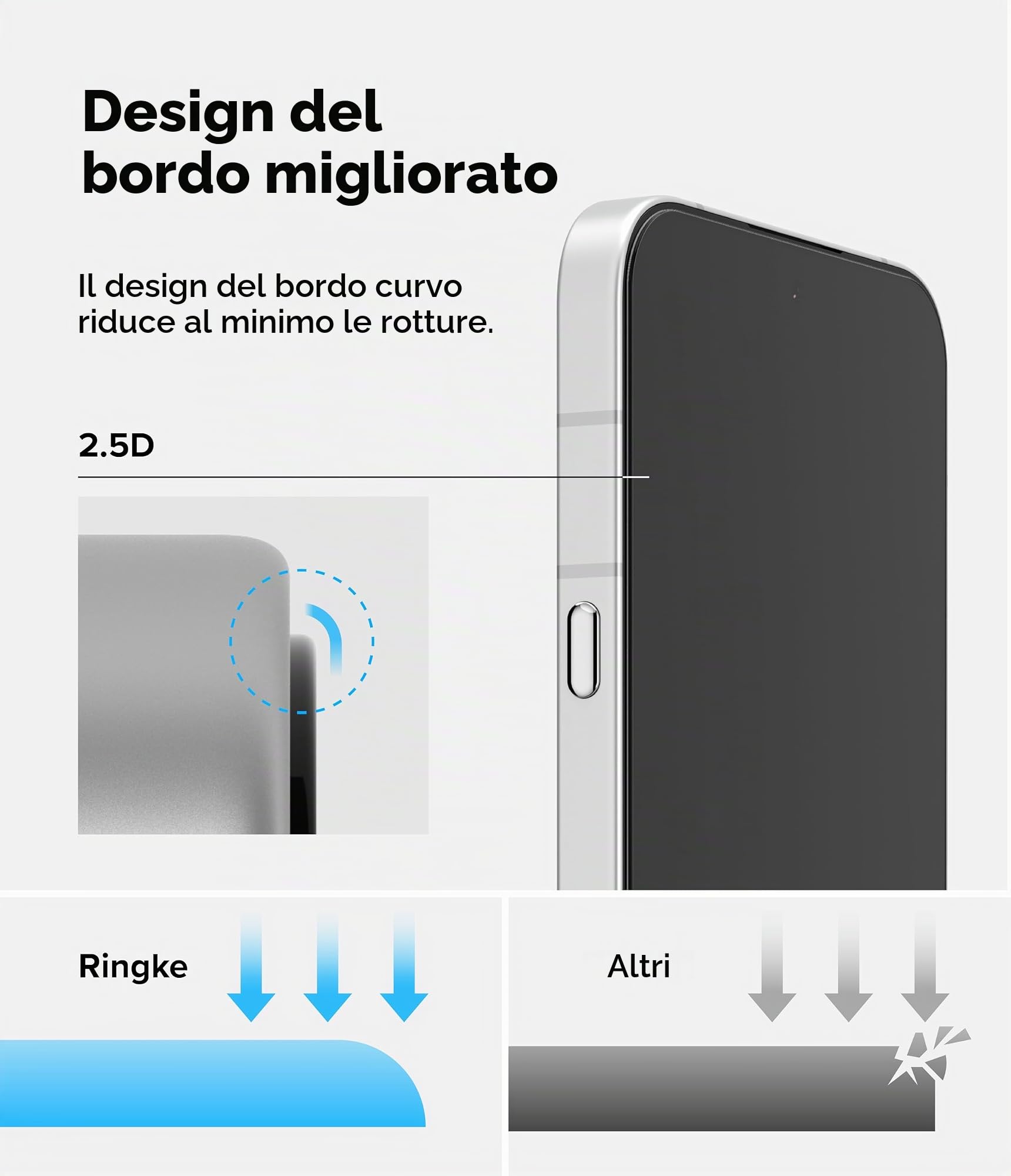 Ringke Easy Slide vetro temperato Nothing Phone (4a) Pro 2pz