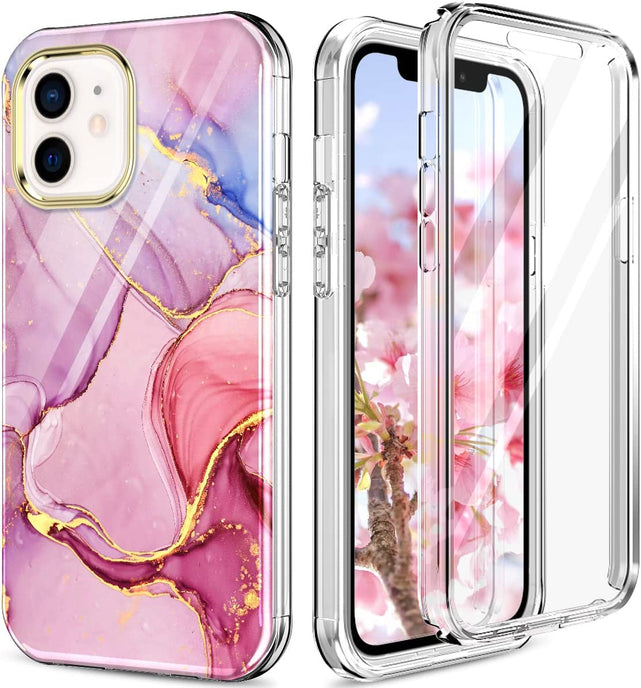 Redpepper iPhone 12 Mini cover 360 con pellicola integrata