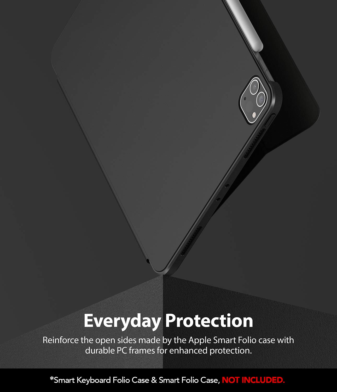 Ringke Full Frame Styling cornice iPad Pro 11 nero opaco