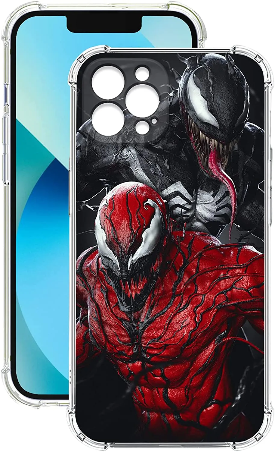 Redpepper iPhone 13 Pro Max Cover 3D Antiurto con Fantasia