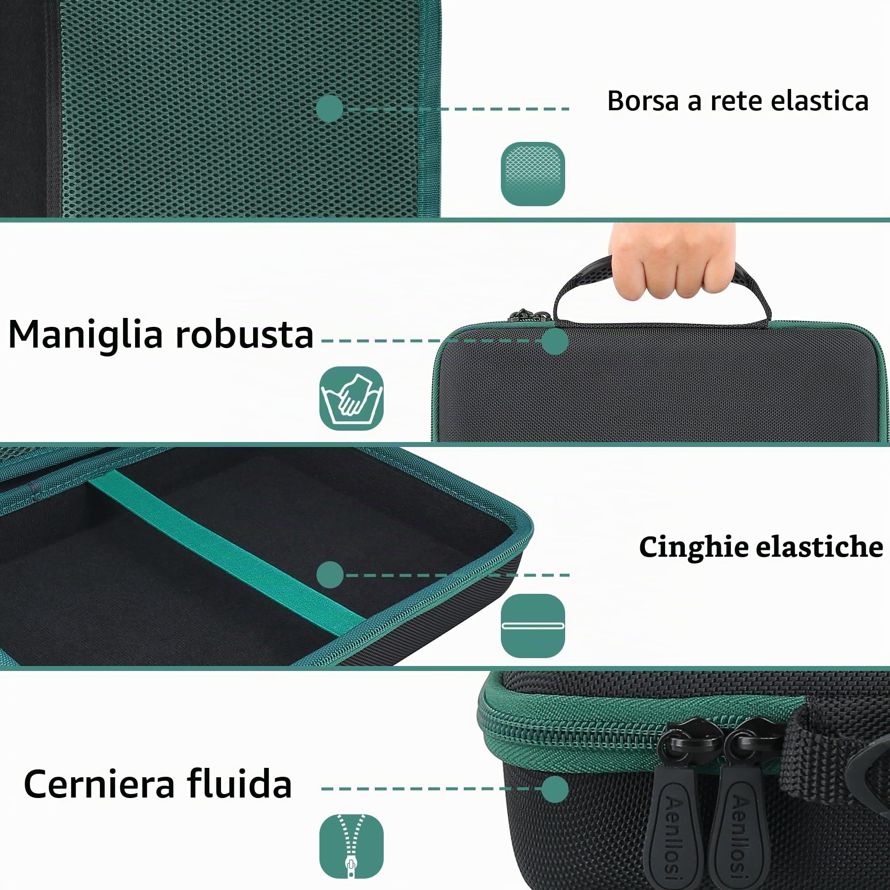 Aenllosi Tool Case PKP 18-E custodia rigida Bosch 28,5 cm EVA