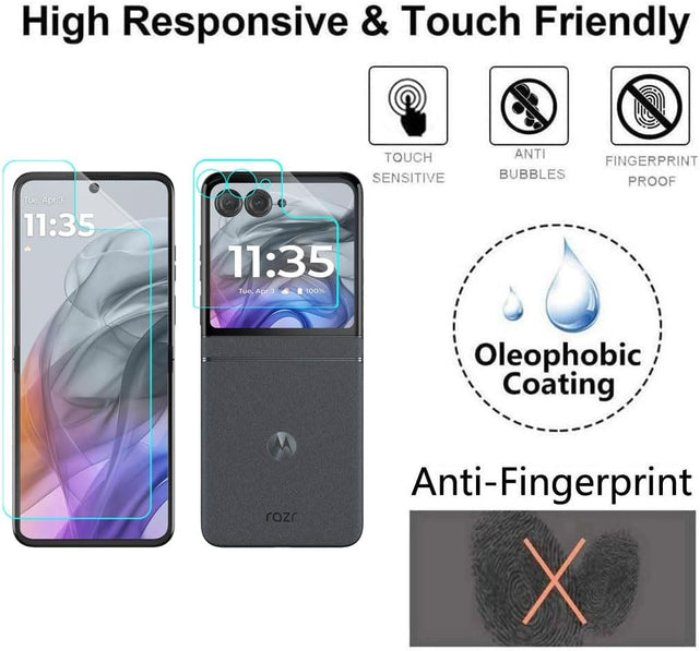 Redpepper Motorola Cases cover Razr+ 2024 arancione