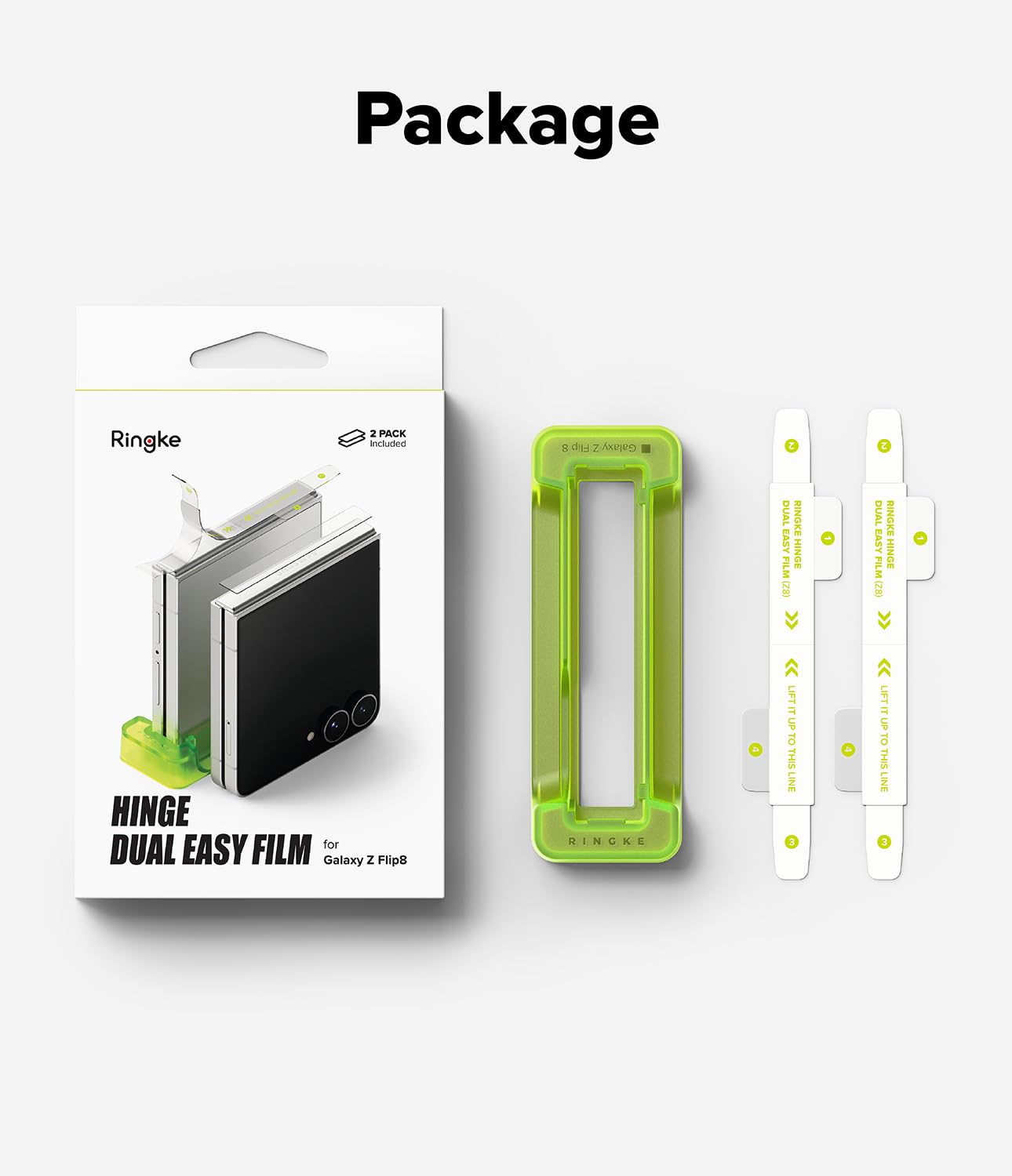 Ringke Hinge Dual Easy Film Pellicola Z Flip 8 Cerniera EPU