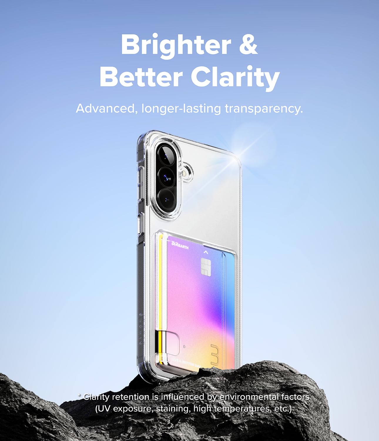 Ringke Fusion Card Galaxy A57 cover trasparente porta carte