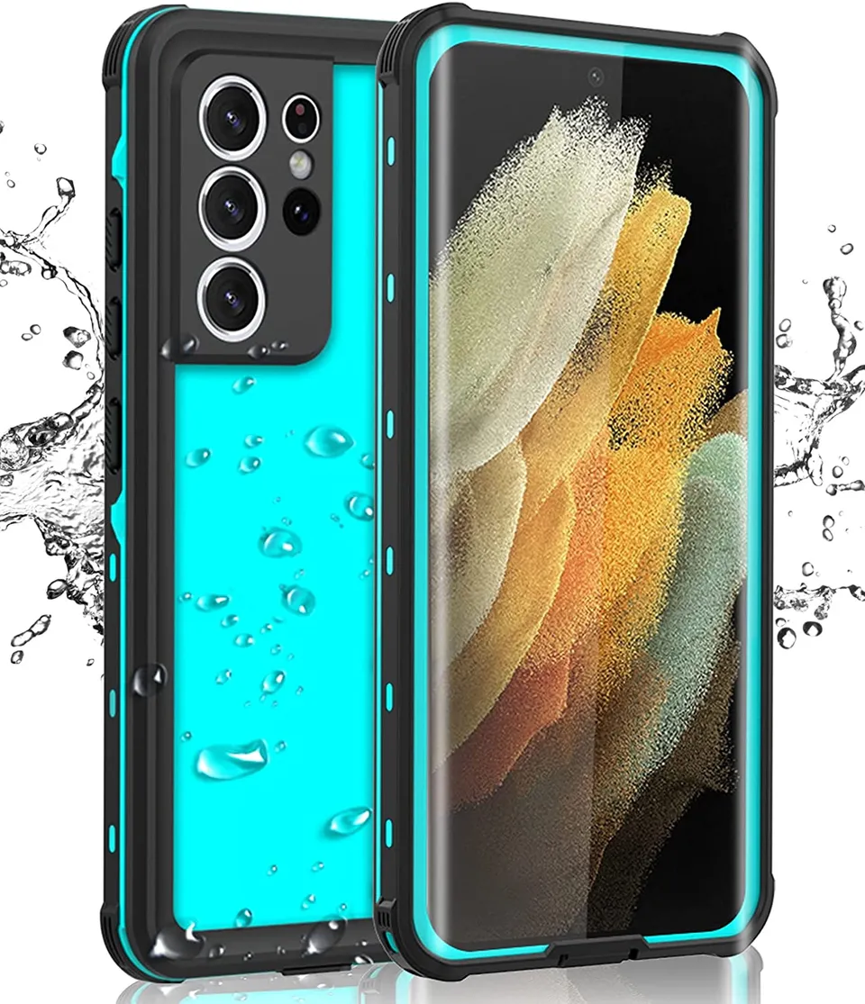 Redpepper Galaxy S21 Ultra Cover Impermeabile IP68 Nero