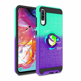Redpepper Galaxy A70 Custodia Fiori TPU Verde 6.7"