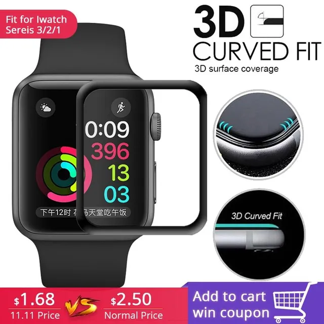 Redpepper Screen Protectors vetro temperato Apple Watch 42mm