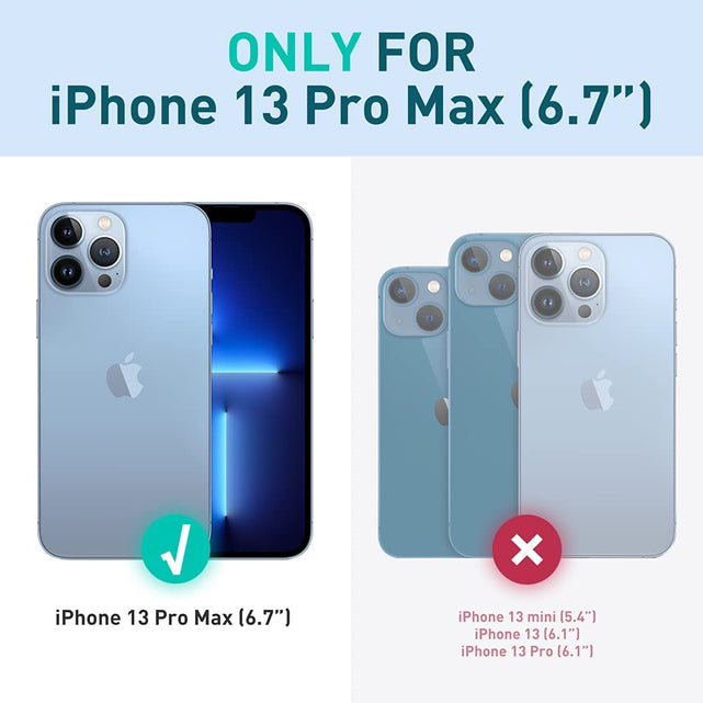 Redpepper iPhone 13 Pro Max cover trasparente rugged 360°