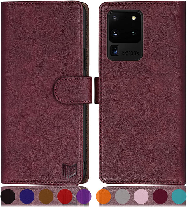 Redpepper Galaxy S20 Ultra cover portafoglio pelle RFID