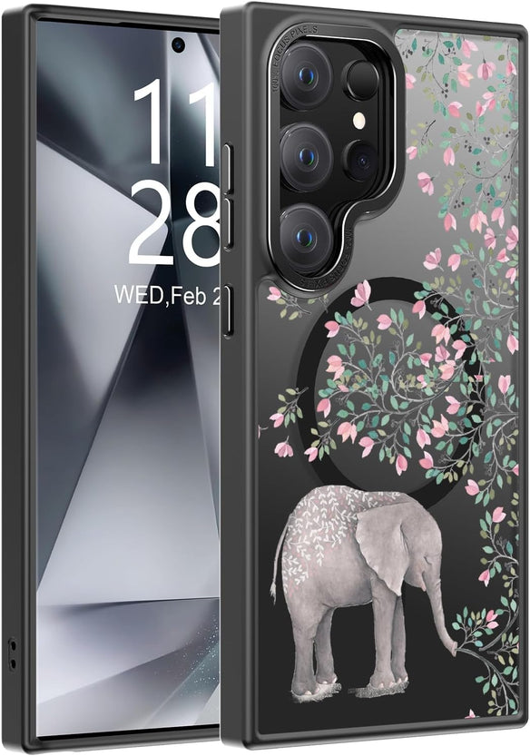 Redpepper Galaxy S25 Ultra cover floreale magnetica pellicola