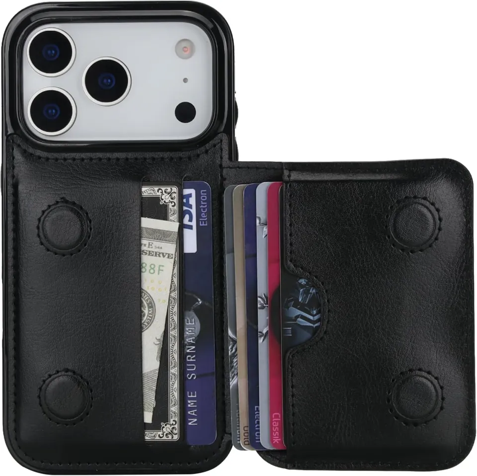 Redpepper iPhone 17 Pro Custodia Portacarte Antiurto PC TPU
