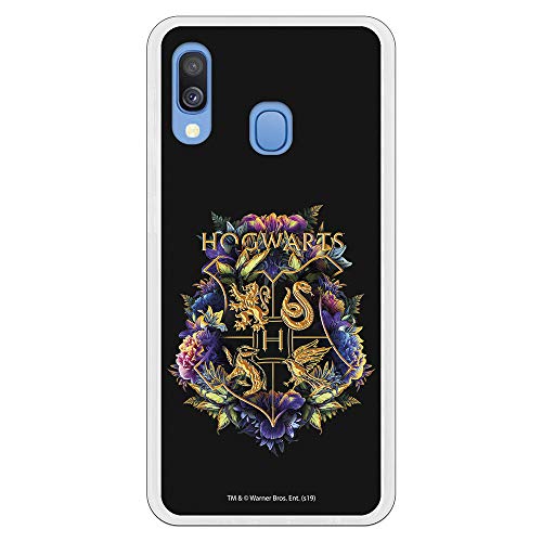 La Casa de las Carcasas Harry Potter cover Galaxy A20e Hogwarts Floral silicone