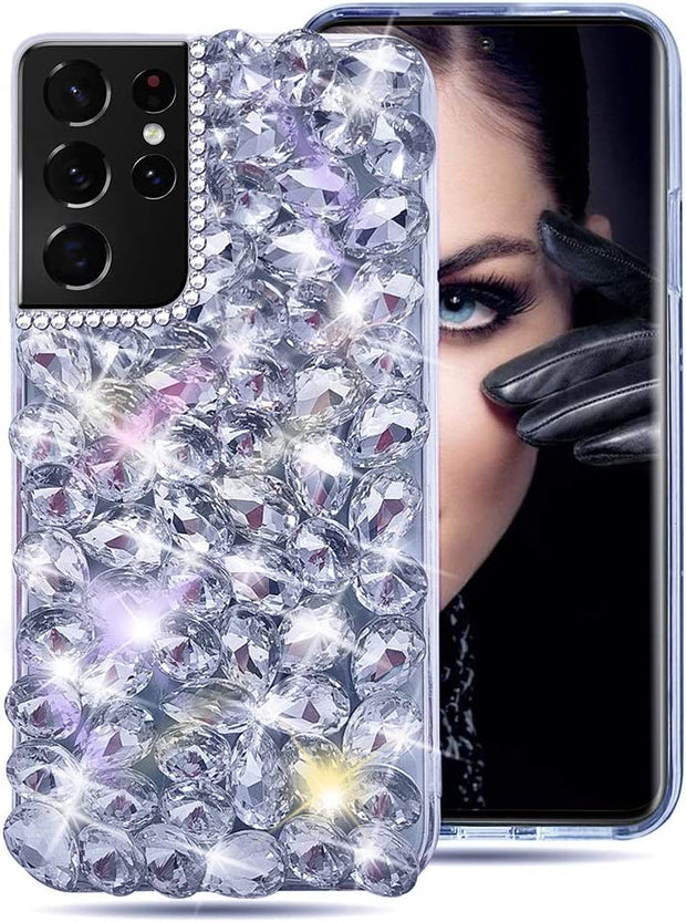 Redpepper Galaxy S21 Ultra Custodia Silicone Brillante Elegante