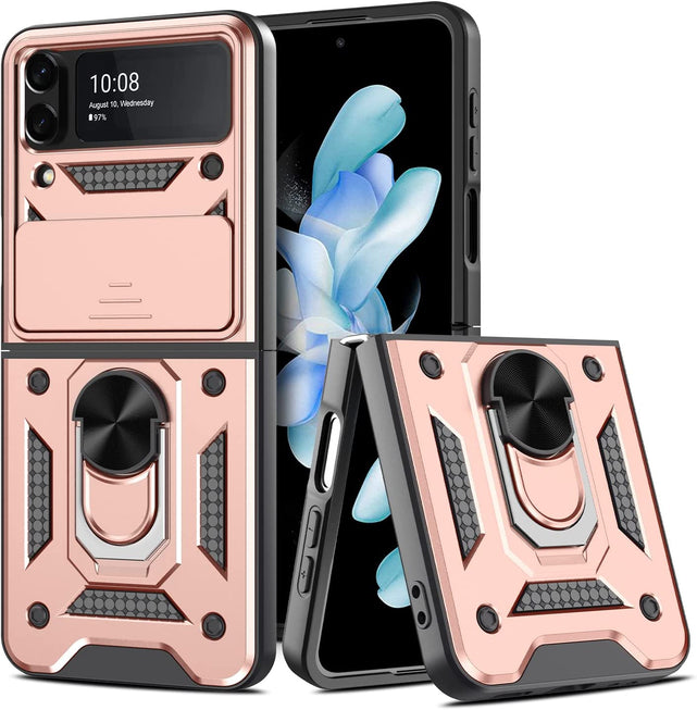Redpepper Galaxy Z Flip 4 5G Cover Anello Magnetica Slide Camera