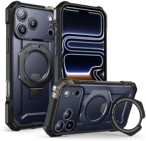 Redpepper iPhone 18 Pro Cover Alluminio Stand Nera