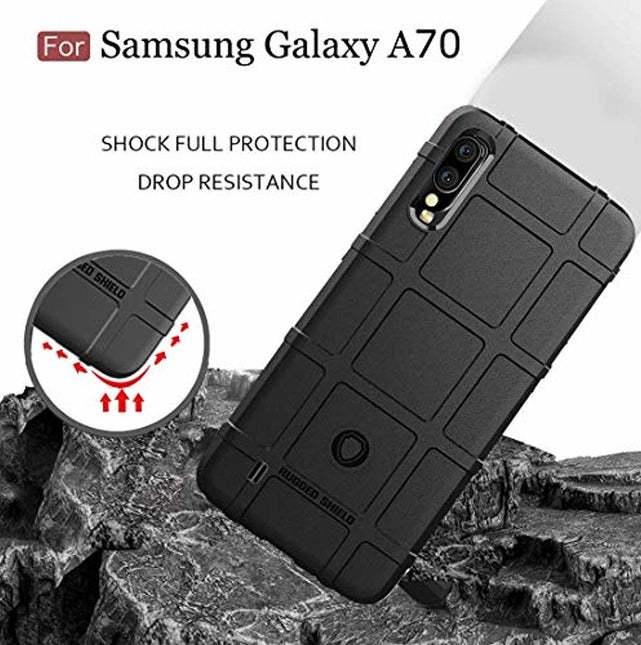 Redpepper Galaxy A70 Cover Antiurto Nera Heavy Duty